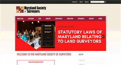 Desktop Screenshot of marylandsurveyor.org